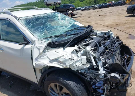 2016 Nissan Rogue Sl из США, поврежденный, VIN JN8AT2MV2GW141886